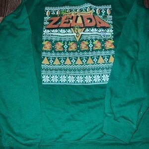 Zelda Forest Green Graphic Sweatshirt